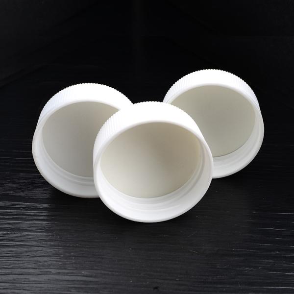 40 MM Plastic Cosmetic Screw  Bottle Cap 15.8 MM Height Ribbed Screw Cap