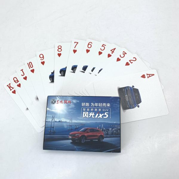 Серебряная фольга штемпелюя игральные карты покера ядра CMYK 320gsm белые