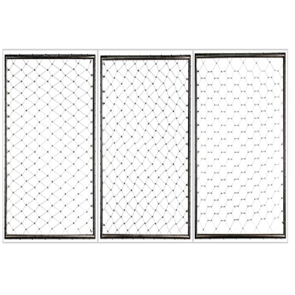 60mm*60mm Hole Size 3.0mm Wire Diameter Stainless Steel Rope Mesh For Safety Protection
