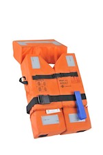 Adult 150N Foam Foldable SOLAS Marine Life Jacket RSCY-A6 Lifevest Navy Offshore