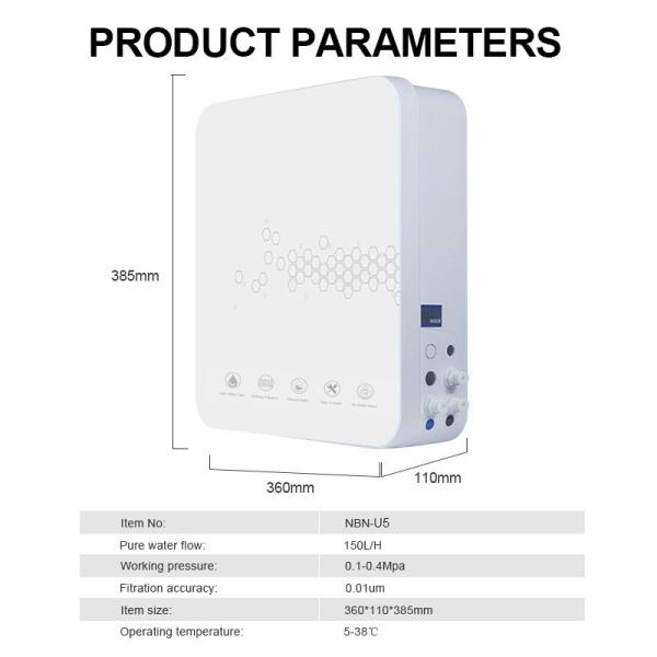 Nobana Wholesale 4 Stages Portable UF Water Purifier Home Use