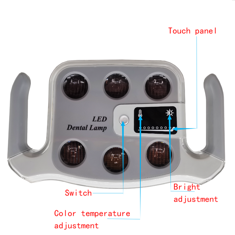 Dental Surgery LED Light Oral Operation LED Lamp With Touch Screen Cold Light Shadowless Lamp for Dental Chair