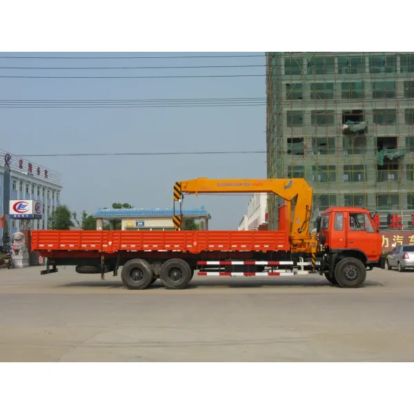 Dongfeng/HOWO/Foton/FAW 6*4 10ton Hoisting Truck Mounted with Hydraulic Straight 4-Arm Telescopic Boom Crane