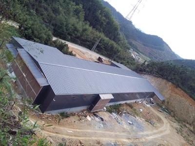 Customized Steel Structure Poultry House Painted ISO9001 Certificate