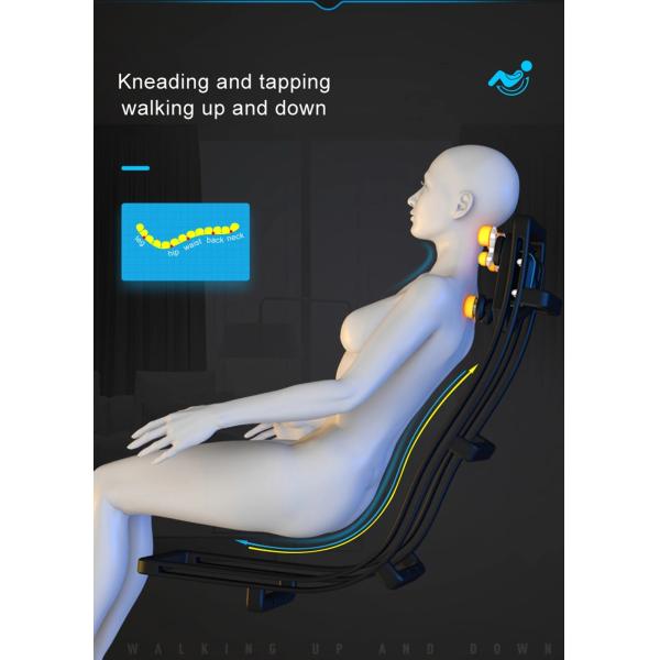 White Leather Electric Massage Recliner Chair SAA 4d Odm