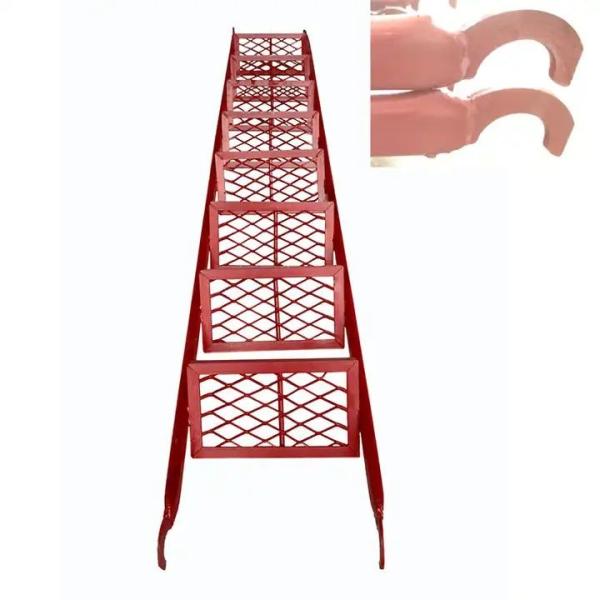 HDG Coated Scaffolding Climbing Ladders Heavy Duty Step Extension Ladder