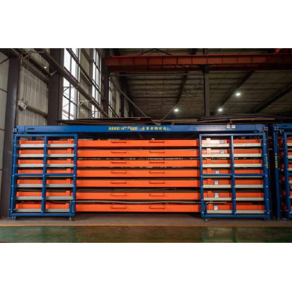 Roll Out Metal Structure Rack Heavy Duty Manual Horizontal Sheet Metal Storage Rack Industrial Use