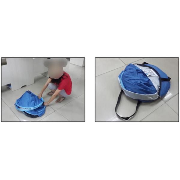 165*200*130 см. Двухместная палатка для кемпинга на открытом воздухе Синяя водонепроницаемая УФ-устойчивая 190T Поп-Ап Shelter