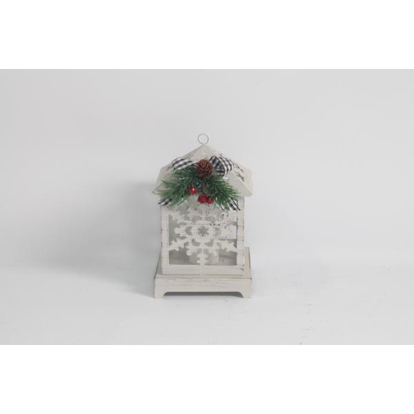 Deck Lanterns With Personalized Metal Christmas Decorations