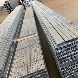 Silver Aluminum Alloy Extrusion Profile Polished For Shelves With Multiple