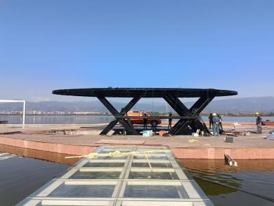 Versatile And Durable Hydraulic Rotating And Lifting Aluminum Stage Platform