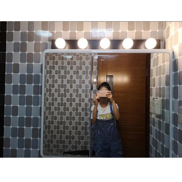 Bathroom Decor Mirror Light Dimming Cabinet Makeup Lights ball Around Mirror Wall Lamps (WH-MR-77)