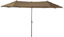 Garden Double Head Patio Parasol Outdoor 200x400M Customized