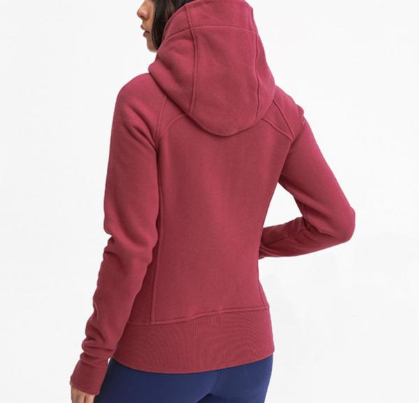 Zip Up Hoodie 320gsm Sports Track Jackets Women Track Suits