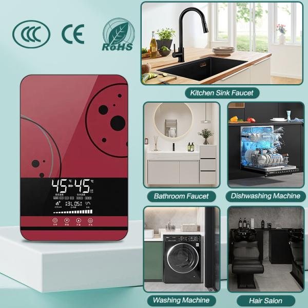 8KW High End Instant Hot Water Heaters 220V / 240V Custom Color