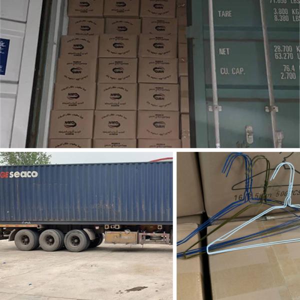 14.5 Gauge White Wire Hangers Dry Cleaning Use Q195 Carbon Steel Material