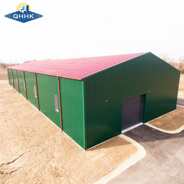 Q355B Welded H Section Steel Galpones Turnkey Prefabricated Warehouse