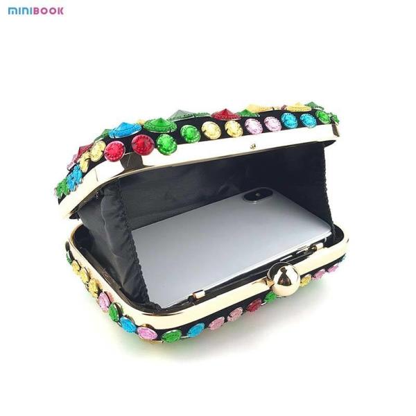 Minibook Luxury Women's Dinner Clutch Handbag Banquet Bag Low MOQ Mix Models Advantage