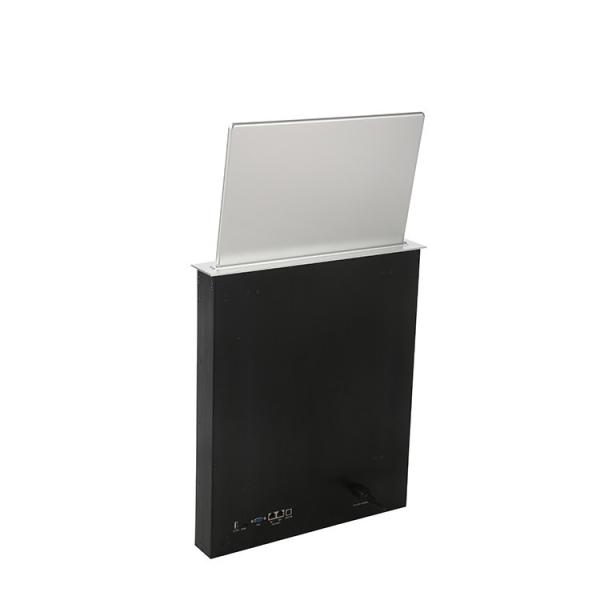 Conference Room Office Table LCD Monitor Lifting Mechanism Implicit LED Screen Display