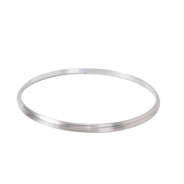 High-Quality Turning Metal Parts, CNC Machined Aluminum Round Housing Trim Ring