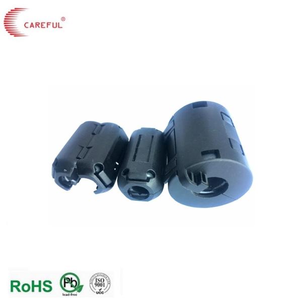 White And Black Plastic EMI Ferrite Clamp On Cores For 6/ 6.5/10/13/19mm Cable