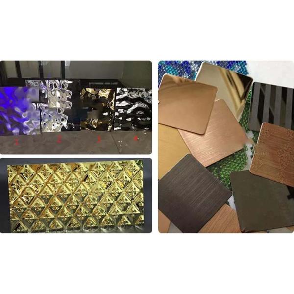 Corrosion Resistant 3D Embossed Steel Plate , Anti Oxidation Steel Mirror Sheet