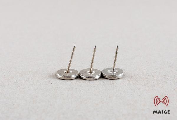 Swivel Metal Rf Pin EAS Accessories Wear Resistant CE / ROHS Approved