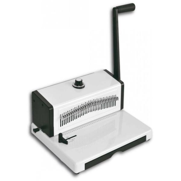 T9029Aのオフィスの使用のための手動二重ループらせんとじ機械、携帯用ワイヤー打つ機械