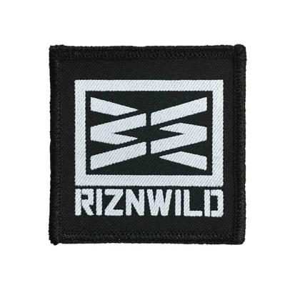 Screen Printing Sew On Clothes Patches With Twill Background