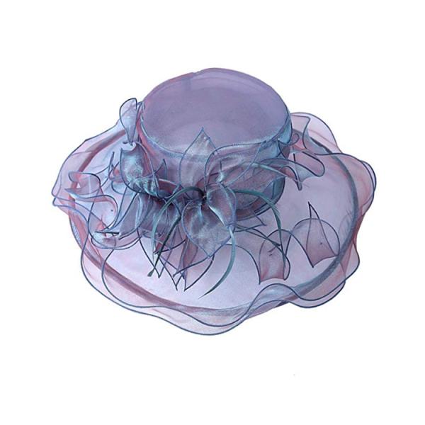 Элегантные шляпы церков причудливых женщин, делюкс шляпы чаепития дам сатинировки