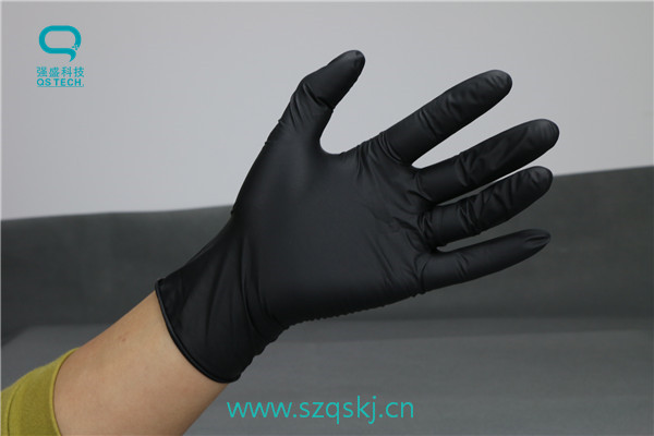 Перчатки устойчивого Stretchable нитрила масла устранимые используют для пищевой промышленности