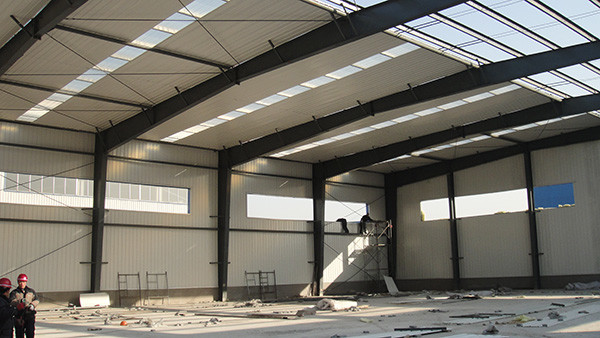 Prefabricated Industrial Steel Buildings , Prefab Structural Steel Frame