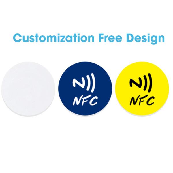 NFC レビュー Google 丸型エポキシステッカー QRコード カード Facebook インスタグラム ティークトック 携帯のアクセス フォロー
