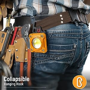 Hot Selling Outdoor Emergency MultiFunction Portable Work Led Light Magnetic Rechargeable Led Work Light With Hooks