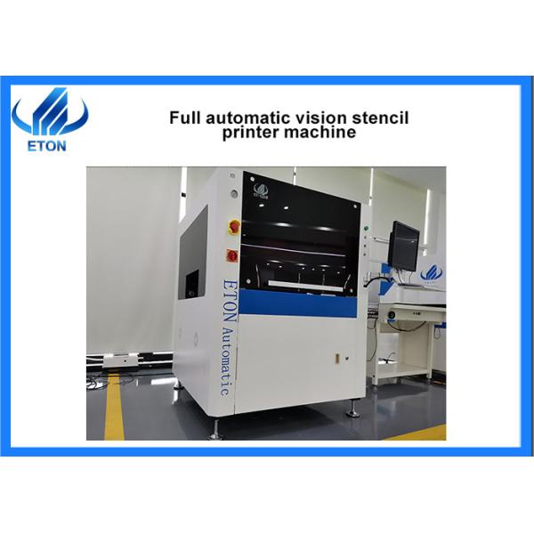 Full Automatic SMT Stencil Printer Machine Unique Top Flattened Side Clamping