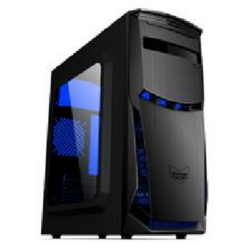 Шасси приведенное случая ПК SPCC RGB черное для материнской платы ATX