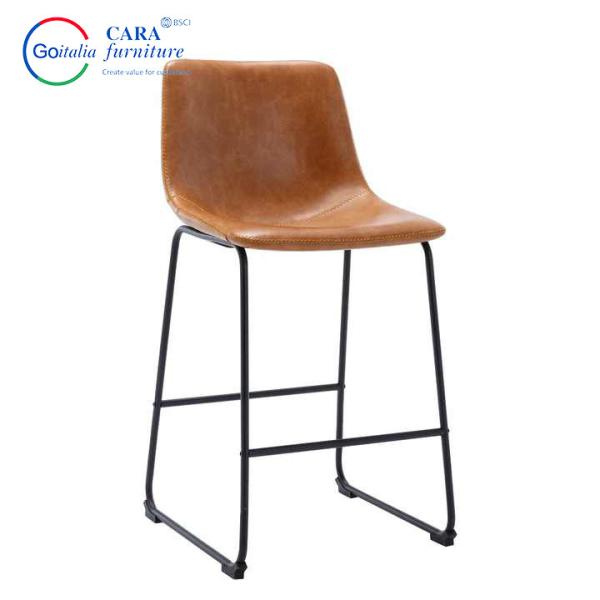 Home Furniture Kitchen Counter Swivel Bar Stool Leather Chairs For Living Room