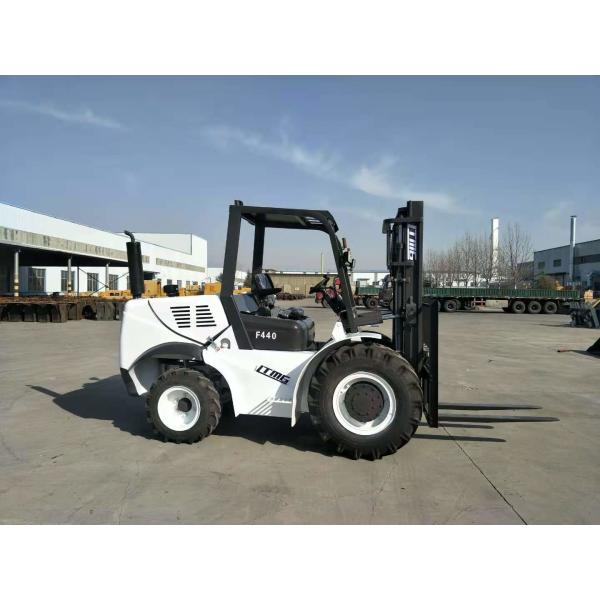 LTMG 4 ton forklift 2WD 4WD rough terrain forklift with triplex full free mast