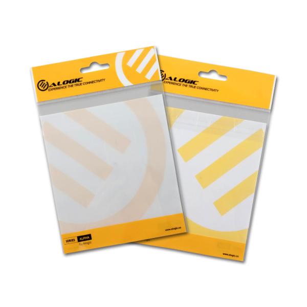Custom logo Reusable zipper poly bag heat seal OPP plastic package USB cable phone case plastic packaging bags