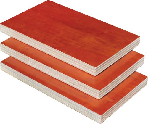Waterproof Red Film Faced Plywood , Melamine Laminated Plywood 2 Time Hot Press