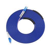 ratón anti de la fibra de 125um 3M del remiendo del cable del LC del ST FC de la coleta acorazada del SC