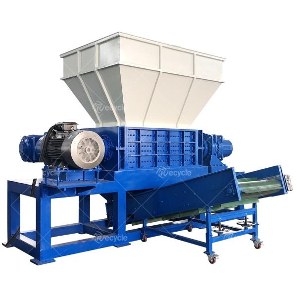 Pp Pe Abs Ps Pa Pvc Tire Lump Container Pipe Woven Bag Pallet Plastic Shredder Machine Price