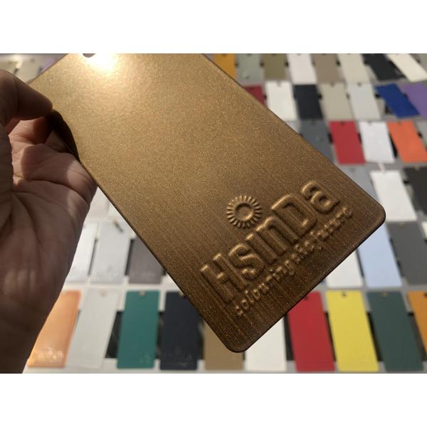 Металлическая шампанская золотая порошковая краска для мотоциклов