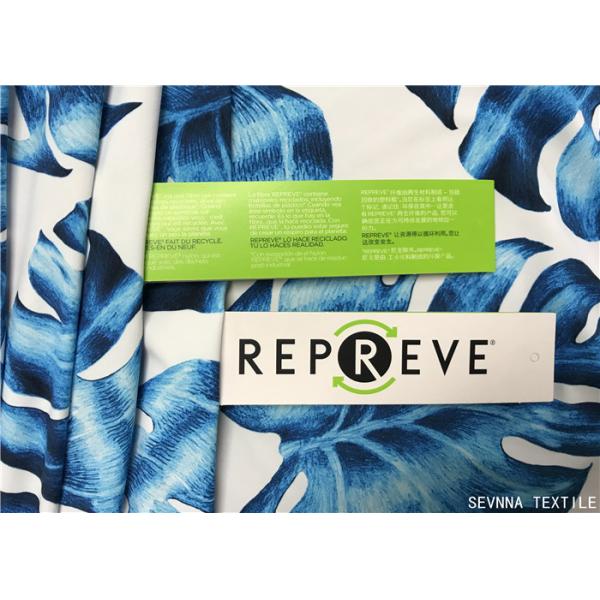 Weft Knitted Acid Printing Nylon Repreve Fabric Stretching Anti Odor Eco Friendly Ethical Fashion