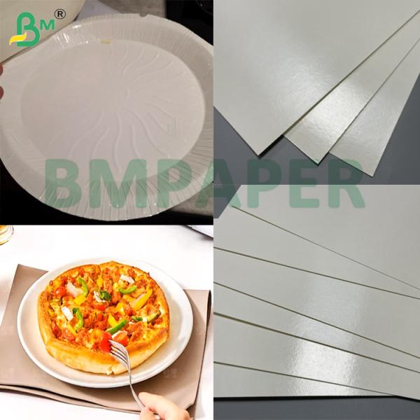 Papel revestido con PET resistente al calor resistente a la grasa de grado alimenticio para horno de almuerzo / microondas