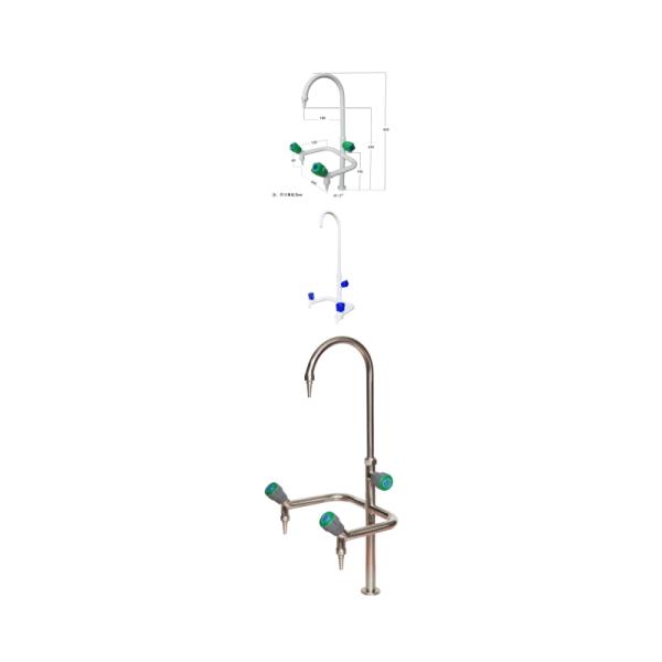 Mail Packing Laboratory Three Ways Swan Neck Water Faucet for Lab Table Lab Equipment