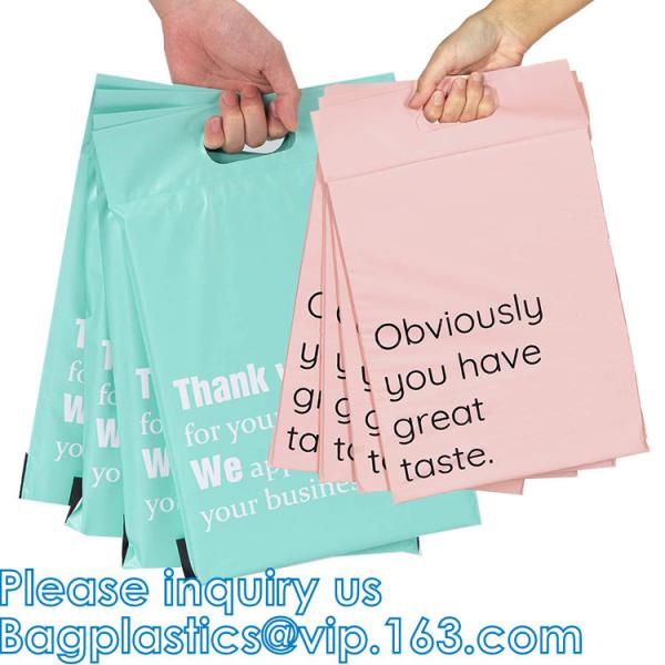 PLA Polylactide & PBAT Biodegradable Polymer, 100% Plant-Based, Compostable, Thank You Mailer Packaging Bag