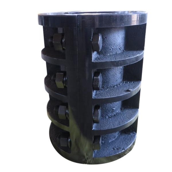 JQ Type Cast Iron Clamp Rigid Shaft Coupling Standard With Locking Device