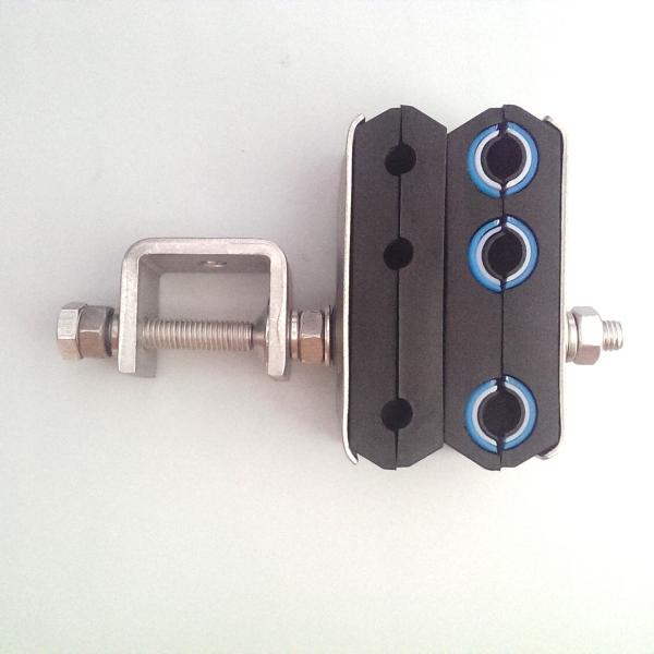 Power and optical cable clamp for Optical cable+3.3/4/6/8.3mm2 RRU Power cable