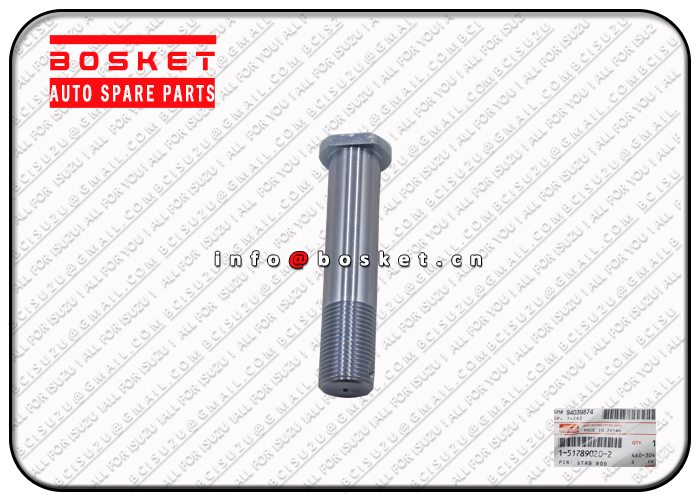 1-51789020-2 1517890202 Truck Chassis Parts Stab Rod Pin For ISUZU FVR34 6HK1